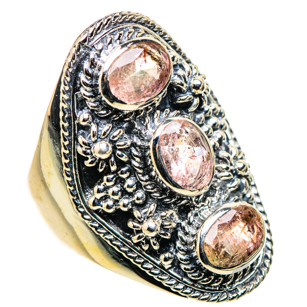 Rose Quartz Rings handcrafted by Ana Silver Co - RING132700 - Photo 2
