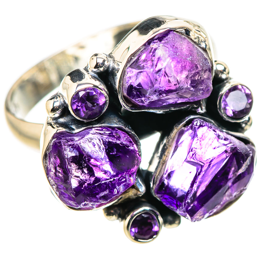 Amethyst Rings handcrafted by Ana Silver Co - RING132702 - Photo 2