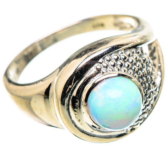 Ethiopian Opal Rings handcrafted by Ana Silver Co - RING132705 - Photo 2