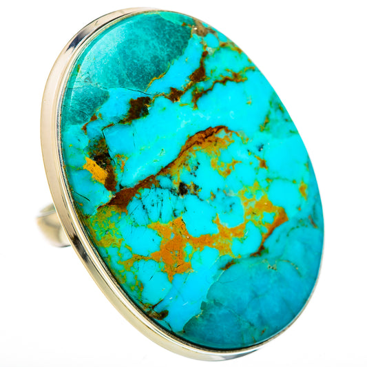 Chrysocolla Rings handcrafted by Ana Silver Co - RING132718 - Photo 2