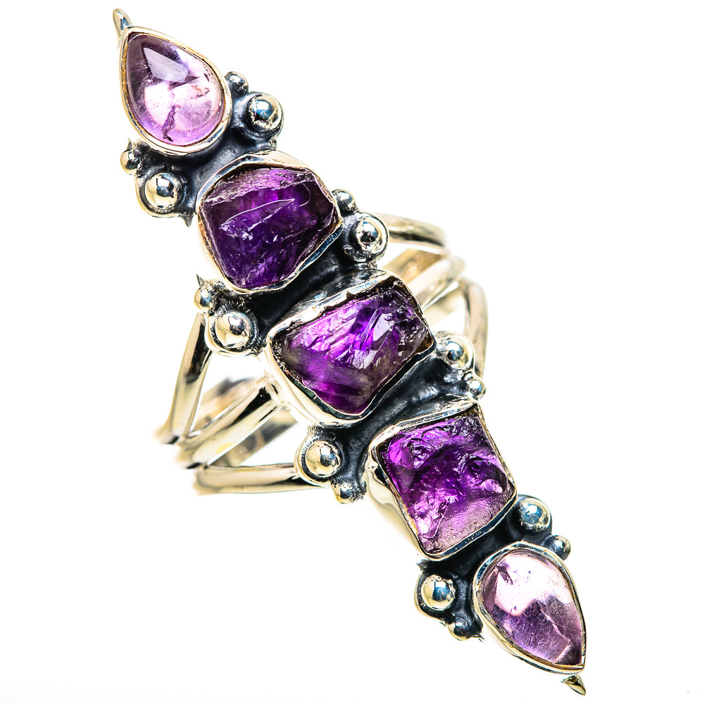 Amethyst Rings handcrafted by Ana Silver Co - RING132728 - Photo 2