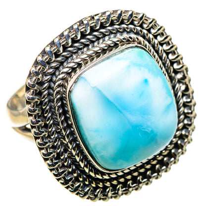Larimar Rings handcrafted by Ana Silver Co - RING132743 - Photo 2