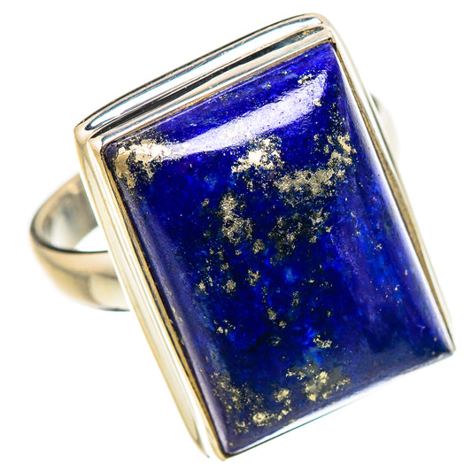Lapis Lazuli Rings handcrafted by Ana Silver Co - RING132744 - Photo 2