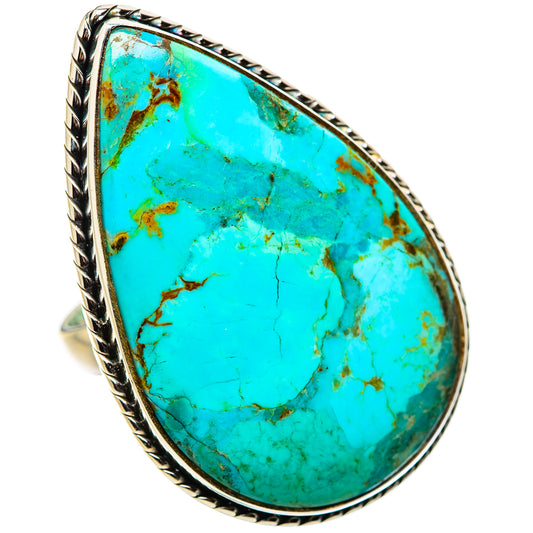 Chrysocolla Rings handcrafted by Ana Silver Co - RING132746 - Photo 2