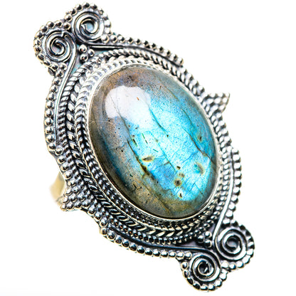 Labradorite Rings handcrafted by Ana Silver Co - RING132748 - Photo 2