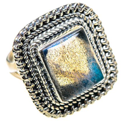 Labradorite Rings handcrafted by Ana Silver Co - RING132763 - Photo 2