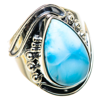 Larimar Rings handcrafted by Ana Silver Co - RING132766 - Photo 2