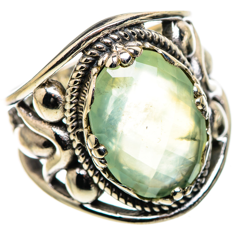 Prehnite Rings handcrafted by Ana Silver Co - RING132772 - Photo 2