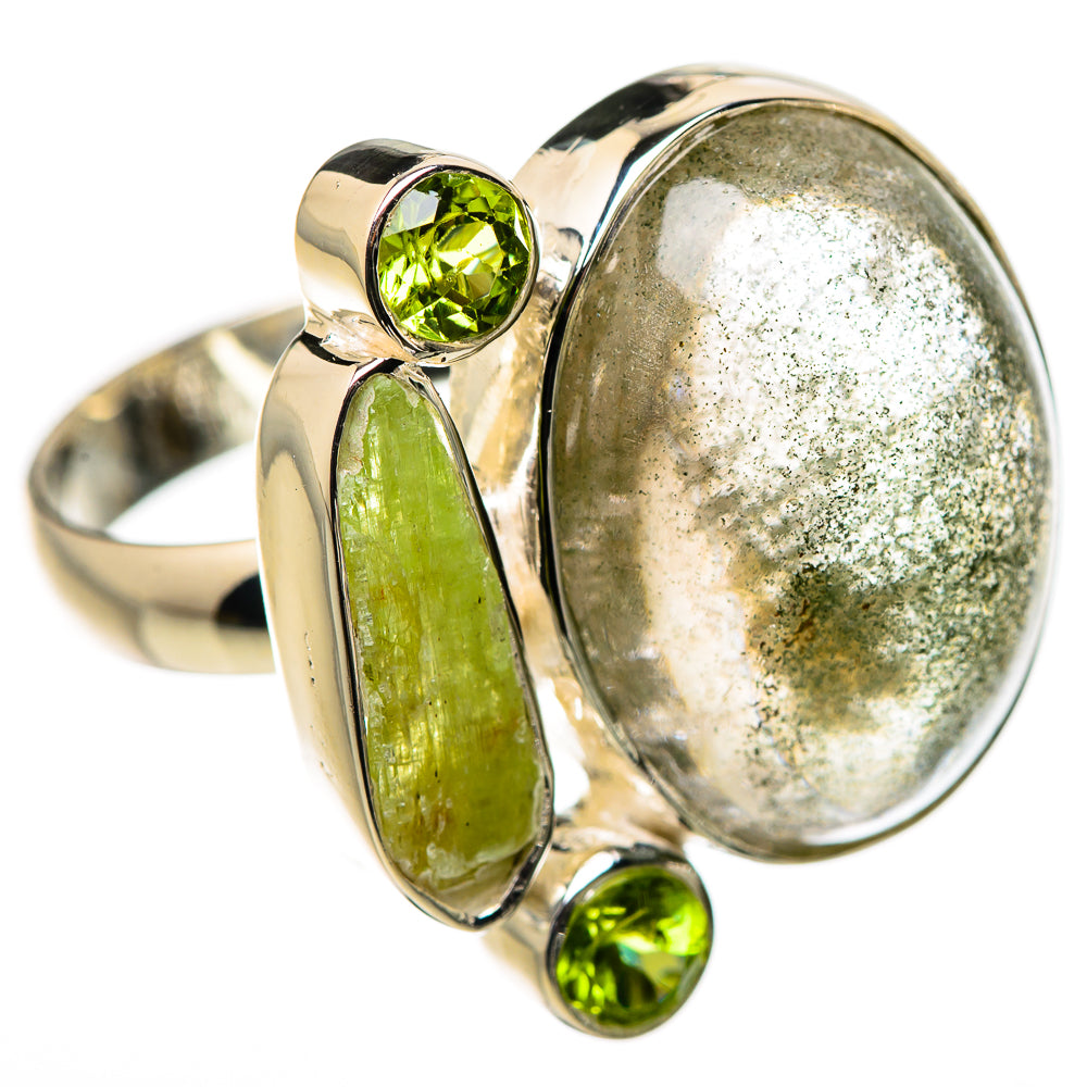 Prehnite Rings handcrafted by Ana Silver Co - RING132773 - Photo 2