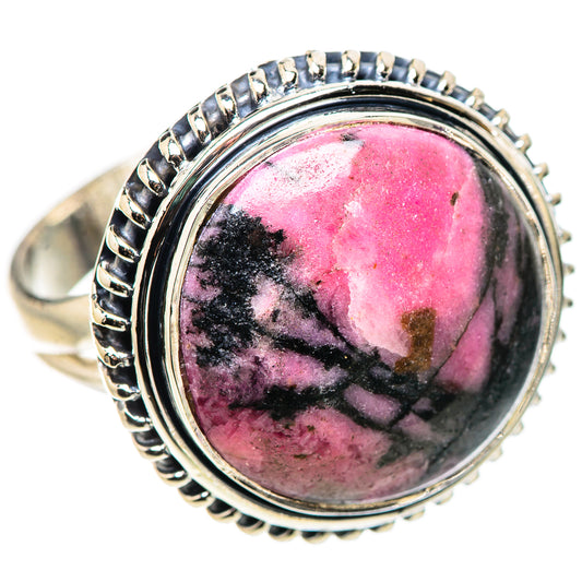 Rhodonite Rings handcrafted by Ana Silver Co - RING132777 - Photo 2