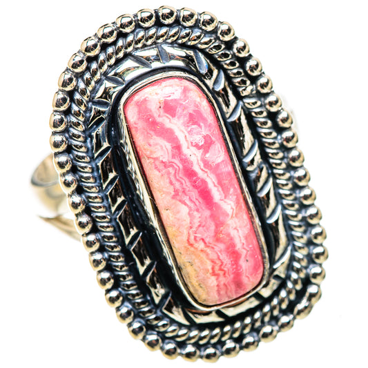 Rhodochrosite Rings handcrafted by Ana Silver Co - RING132805 - Photo 2
