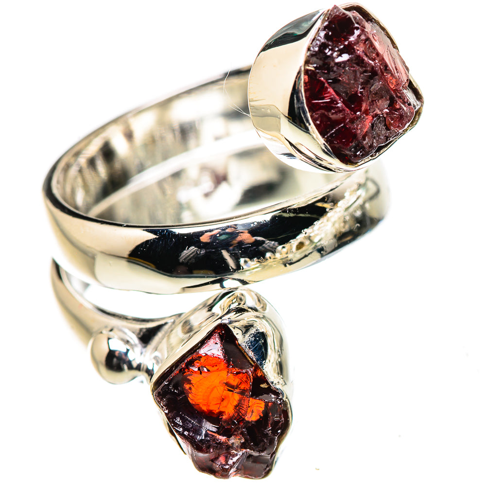 Garnet Rings handcrafted by Ana Silver Co - RING132808 - Photo 2