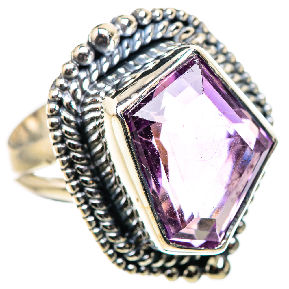 Amethyst Rings handcrafted by Ana Silver Co - RING132809 - Photo 2
