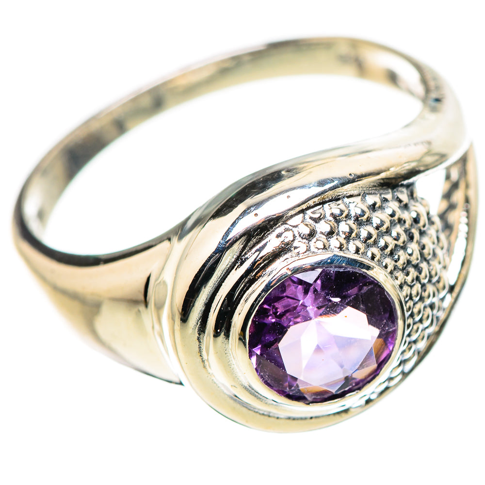 Amethyst Rings handcrafted by Ana Silver Co - RING132810 - Photo 2