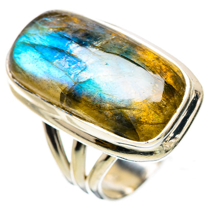 Labradorite Rings handcrafted by Ana Silver Co - RING132819 - Photo 2