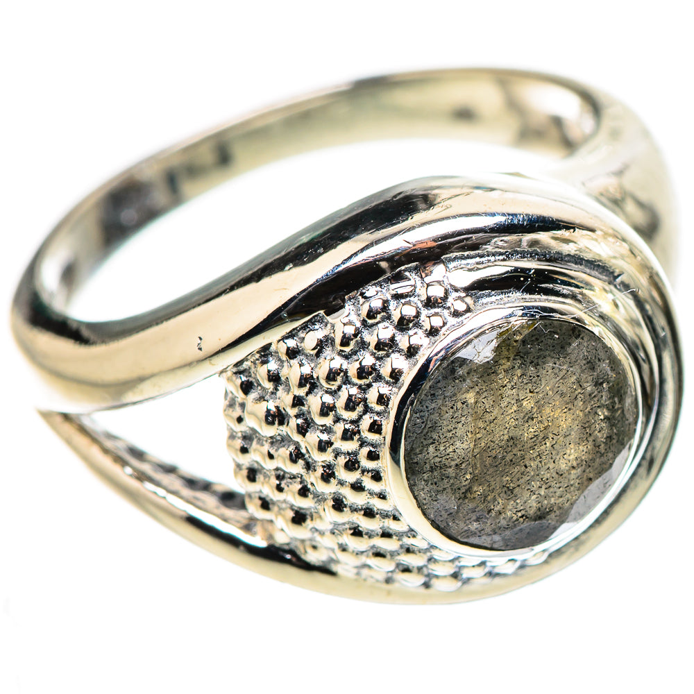 Labradorite Rings handcrafted by Ana Silver Co - RING132828 - Photo 2