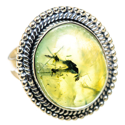 Prehnite Rings handcrafted by Ana Silver Co - RING132829 - Photo 2