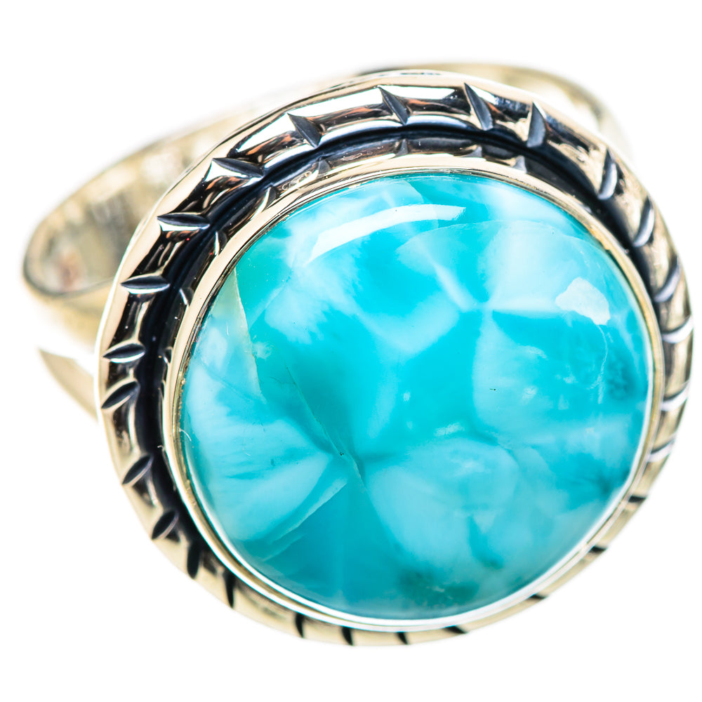 Larimar Rings handcrafted by Ana Silver Co - RING132844 - Photo 2