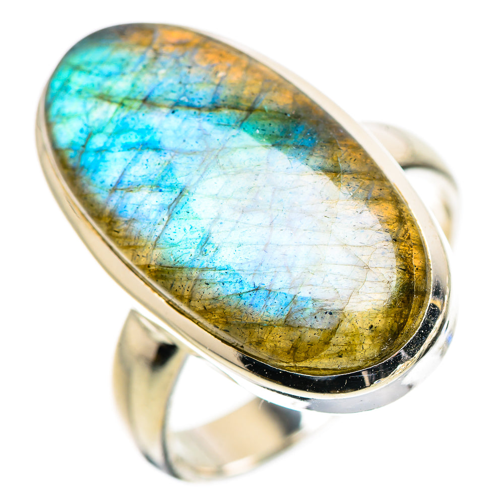 Labradorite Rings handcrafted by Ana Silver Co - RING132846 - Photo 2