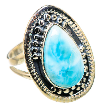 Larimar Rings handcrafted by Ana Silver Co - RING132850 - Photo 2