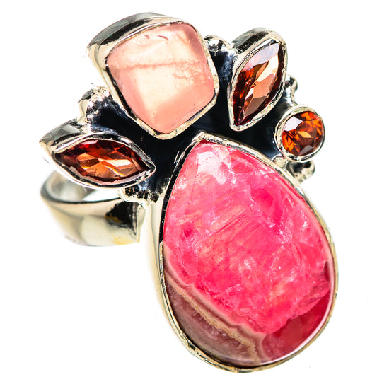 Rhodochrosite Rings handcrafted by Ana Silver Co - RING132859 - Photo 2