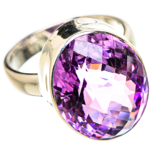 Amethyst Rings handcrafted by Ana Silver Co - RING132862 - Photo 2