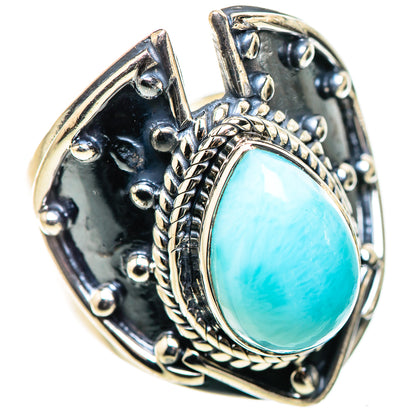 Larimar Rings handcrafted by Ana Silver Co - RING132875 - Photo 2