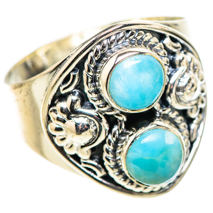 Larimar Rings handcrafted by Ana Silver Co - RING132876 - Photo 2