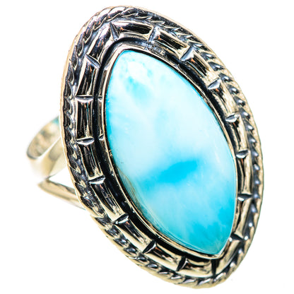 Larimar Rings handcrafted by Ana Silver Co - RING132877 - Photo 2