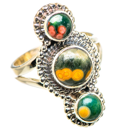Ocean Jasper Rings handcrafted by Ana Silver Co - RING132880 - Photo 2