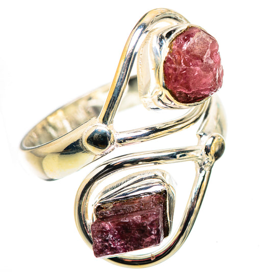 Pink Tourmaline Rings handcrafted by Ana Silver Co - RING132884 - Photo 2