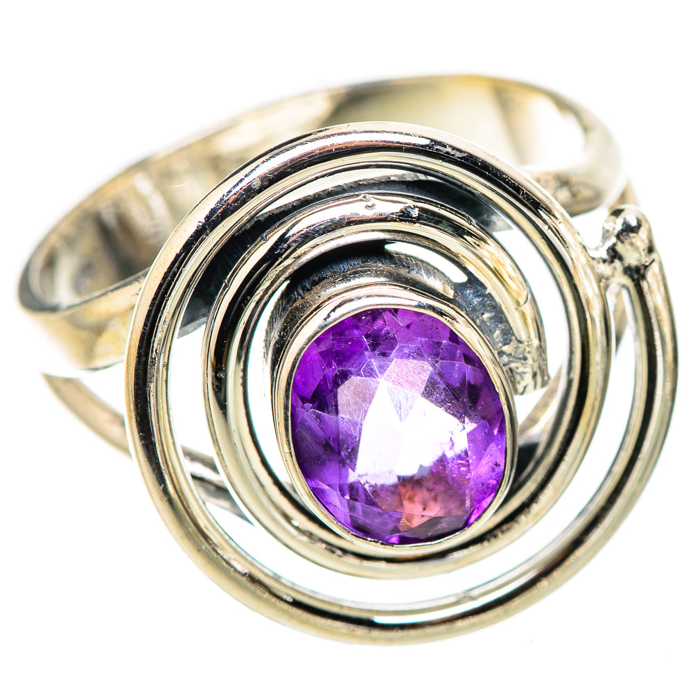 Amethyst Rings handcrafted by Ana Silver Co - RING132887 - Photo 2
