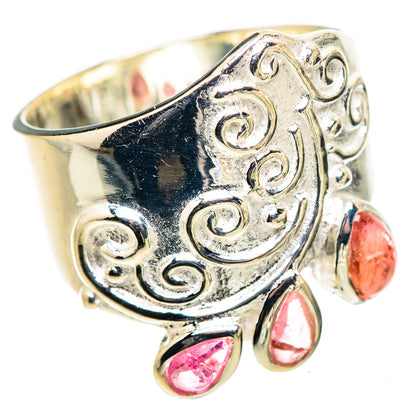 Pink Tourmaline Rings handcrafted by Ana Silver Co - RING132904 - Photo 2