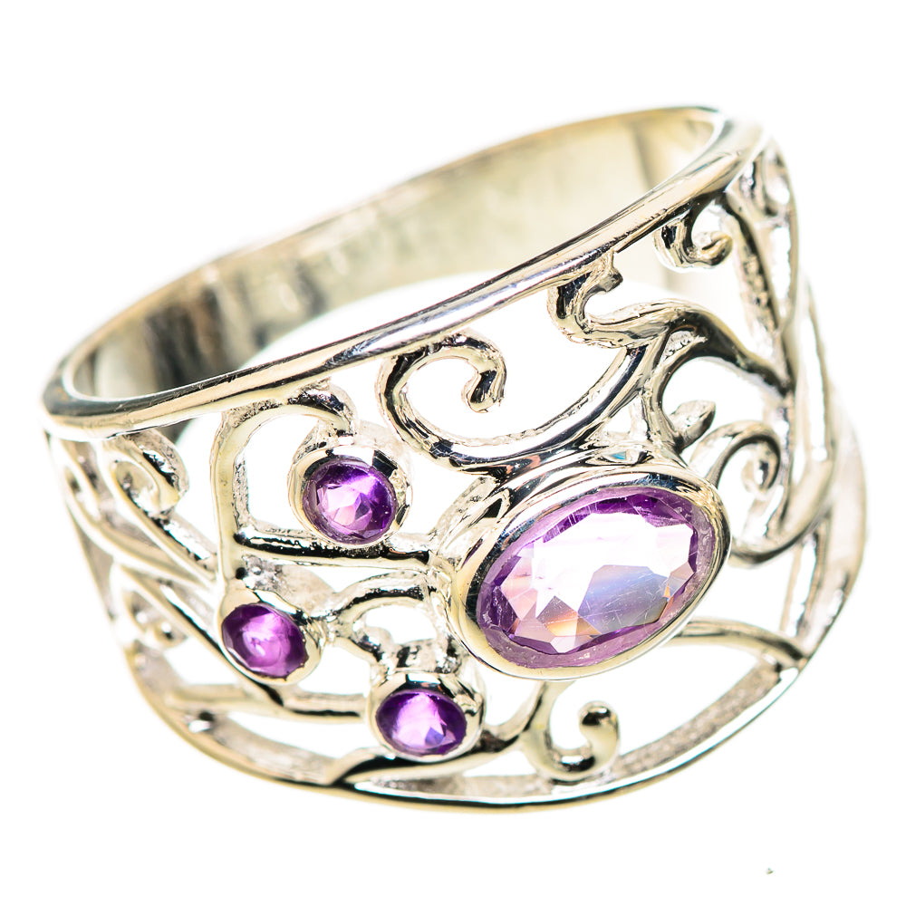 Amethyst Rings handcrafted by Ana Silver Co - RING132908 - Photo 2