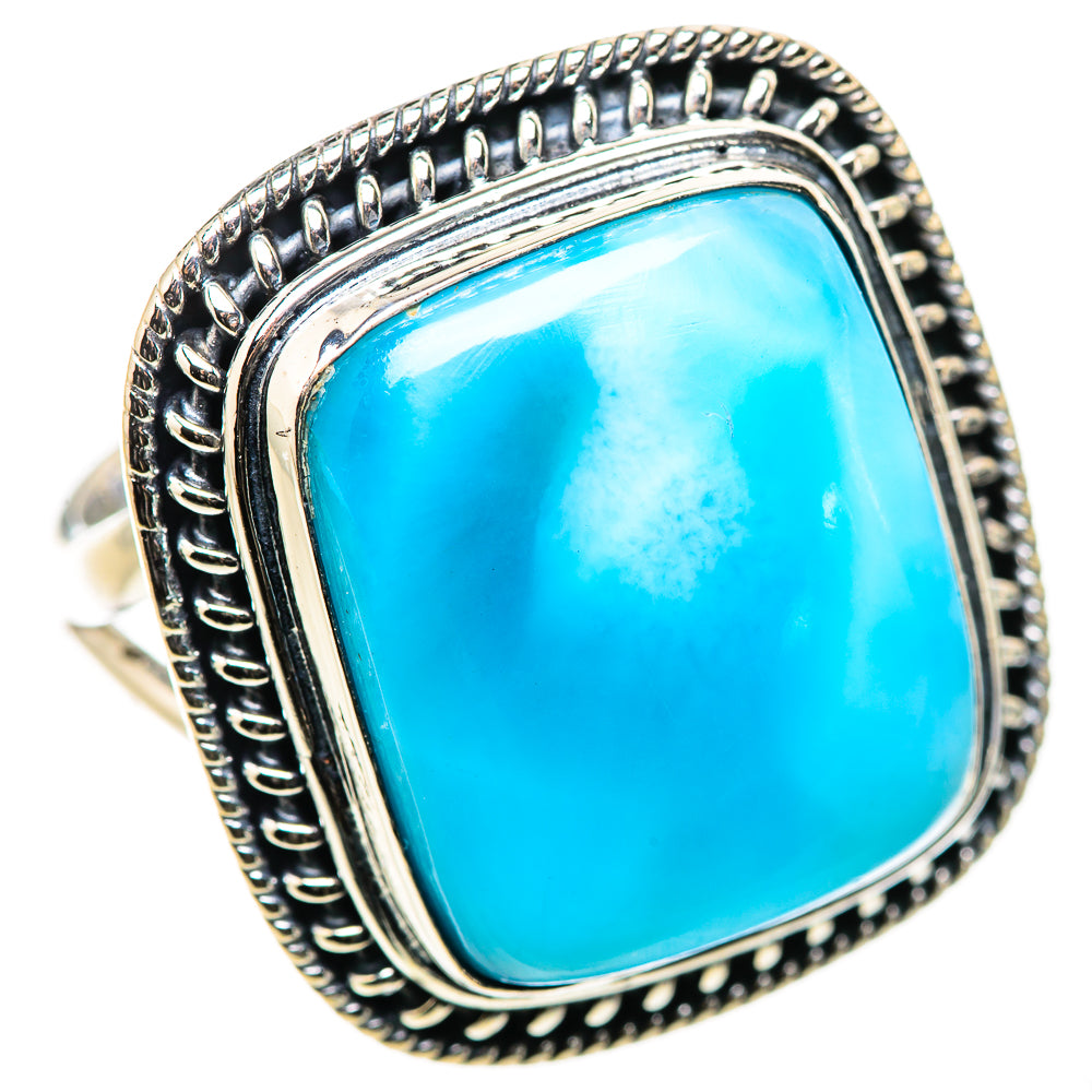 Larimar Rings handcrafted by Ana Silver Co - RING132923 - Photo 2