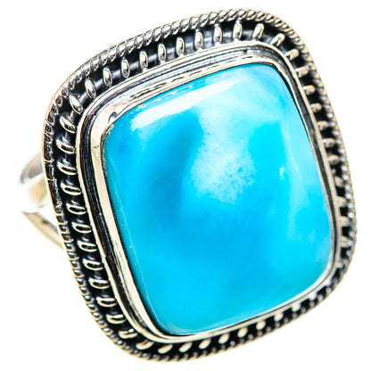Larimar Rings handcrafted by Ana Silver Co - RING132923 - Photo 2