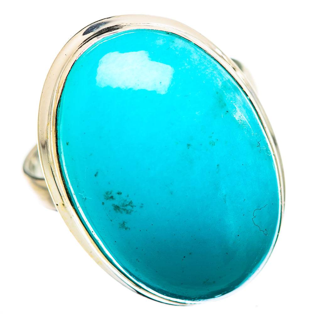 Peruvian Amazonite Rings handcrafted by Ana Silver Co - RING132925 - Photo 2