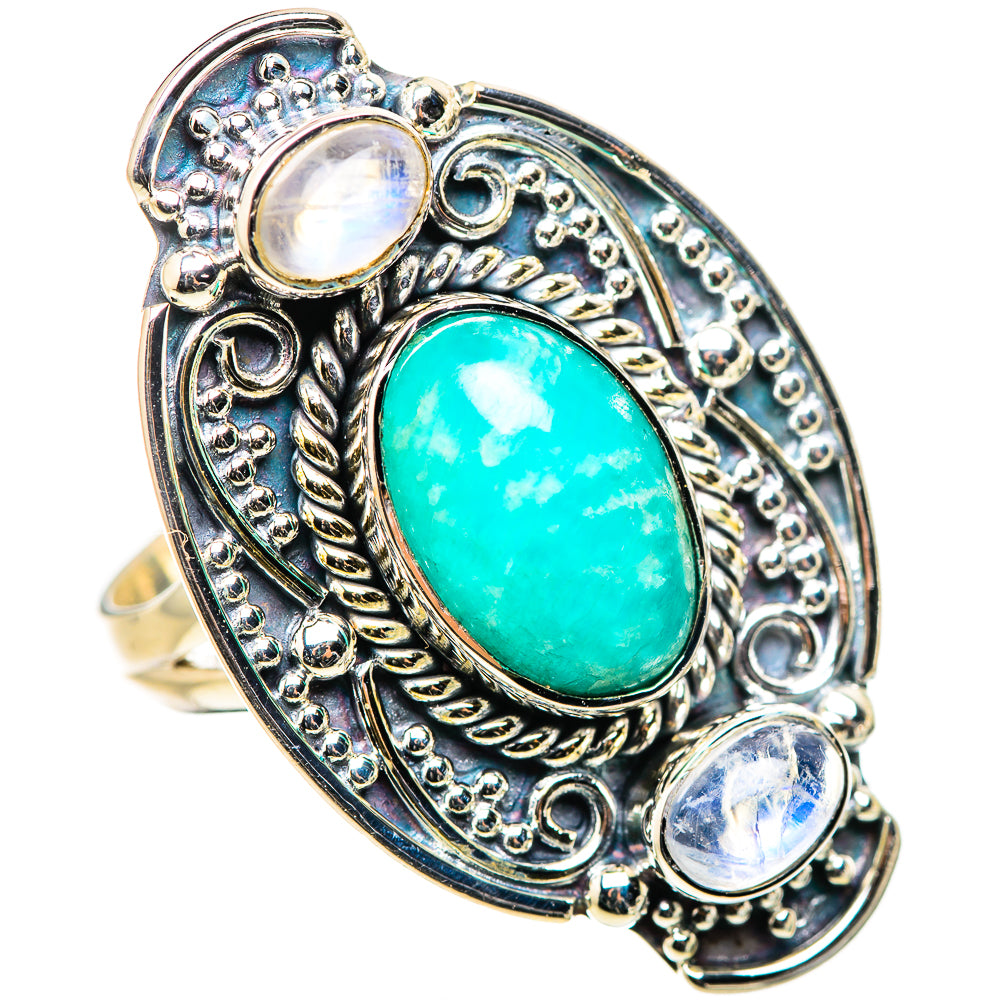 Amazonite Rings handcrafted by Ana Silver Co - RING132937 - Photo 2