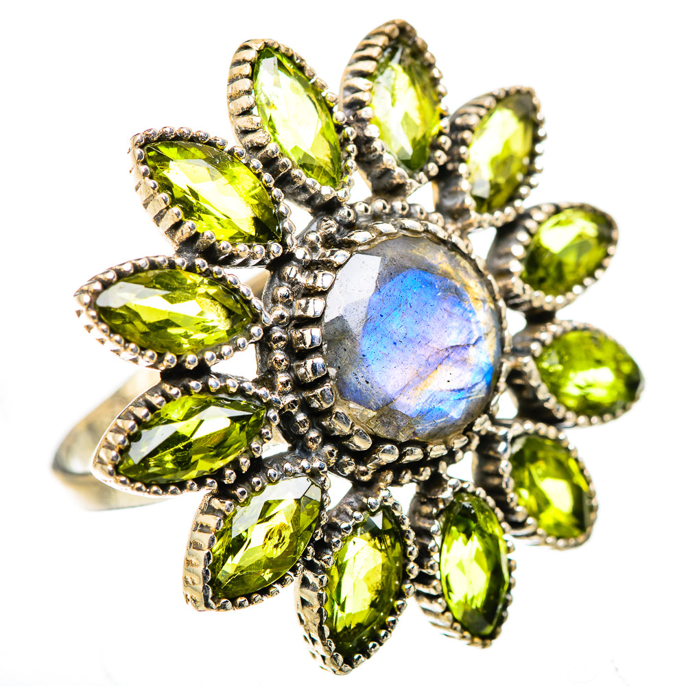 Labradorite Rings handcrafted by Ana Silver Co - RING132939 - Photo 2