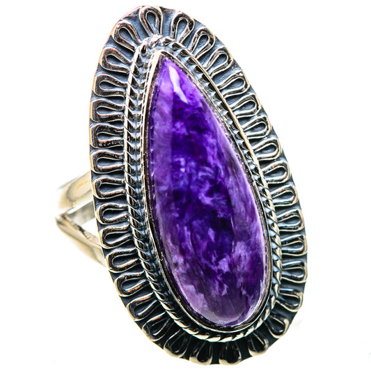 Charoite Rings handcrafted by Ana Silver Co - RING132944 - Photo 2