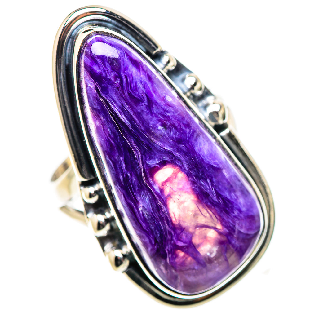 Charoite Rings handcrafted by Ana Silver Co - RING132945 - Photo 2