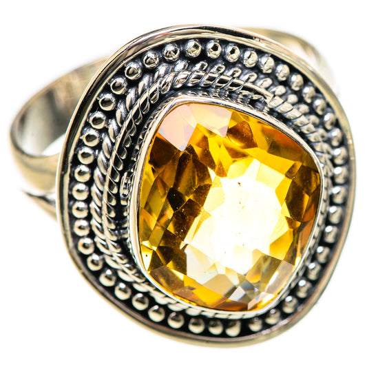 Citrine Rings handcrafted by Ana Silver Co - RING132973 - Photo 2