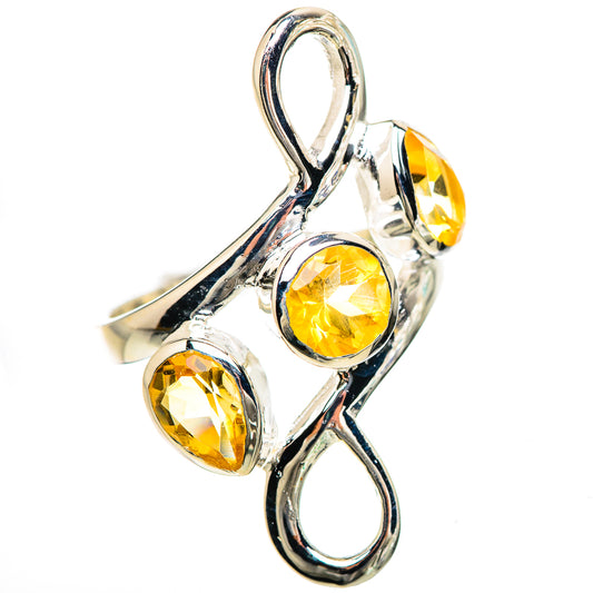 Citrine Rings handcrafted by Ana Silver Co - RING132974 - Photo 2