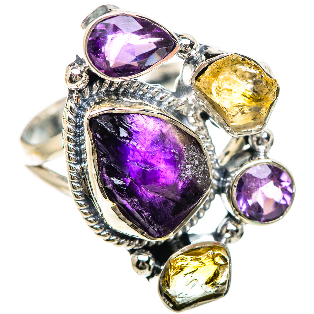 Amethyst Rings handcrafted by Ana Silver Co - RING132980 - Photo 2