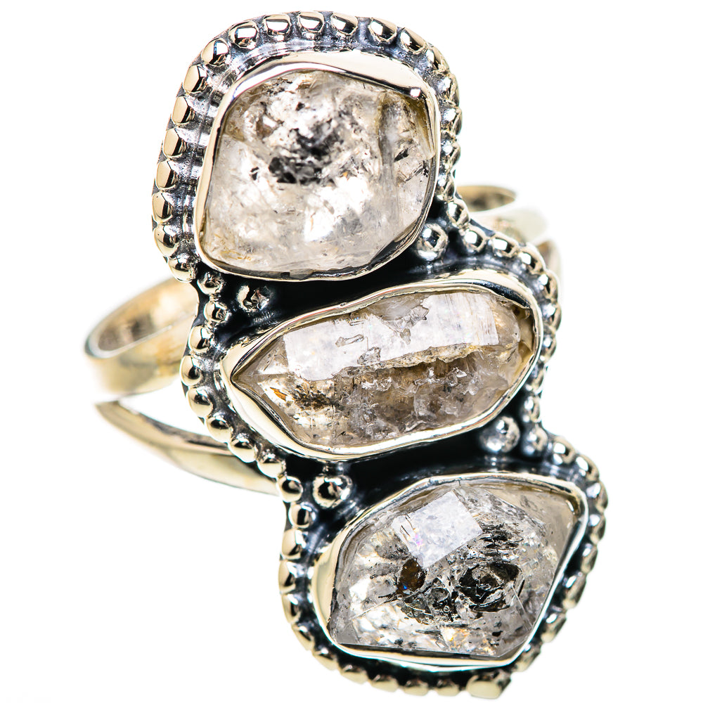 Herkimer Diamond Rings handcrafted by Ana Silver Co - RING132982 - Photo 2