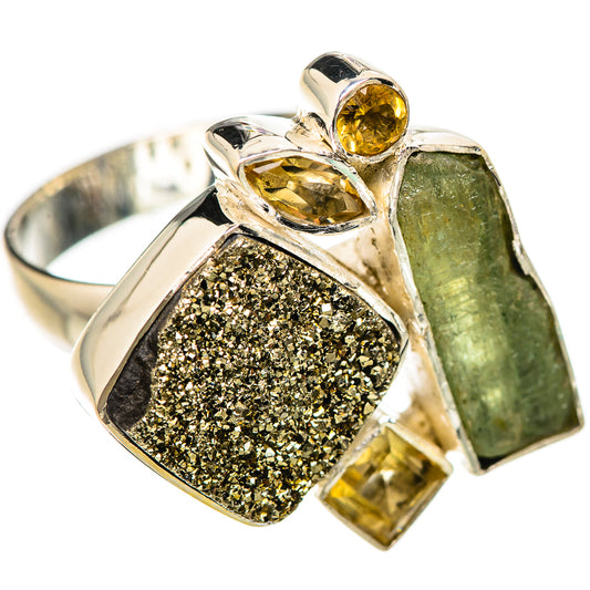 Metallic Druzy Rings handcrafted by Ana Silver Co - RING132985 - Photo 2