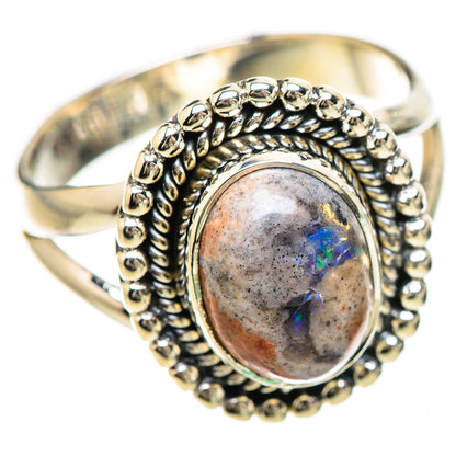 Mexican Fire Opal Rings handcrafted by Ana Silver Co - RING132987 - Photo 2
