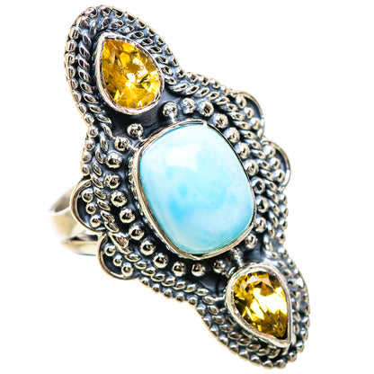 Larimar Rings handcrafted by Ana Silver Co - RING132990 - Photo 2