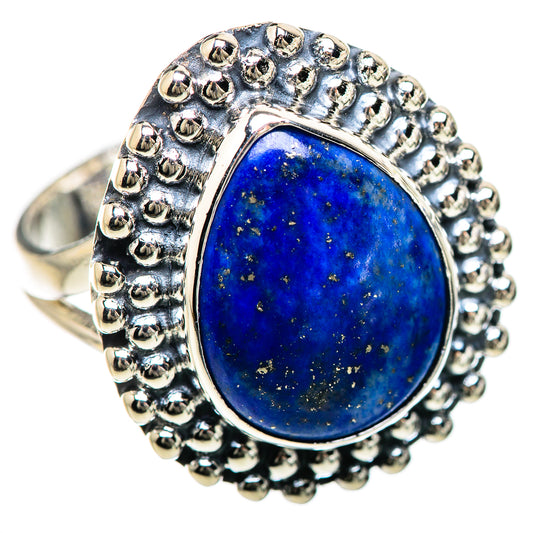 Lapis Lazuli Rings handcrafted by Ana Silver Co - RING132994 - Photo 2