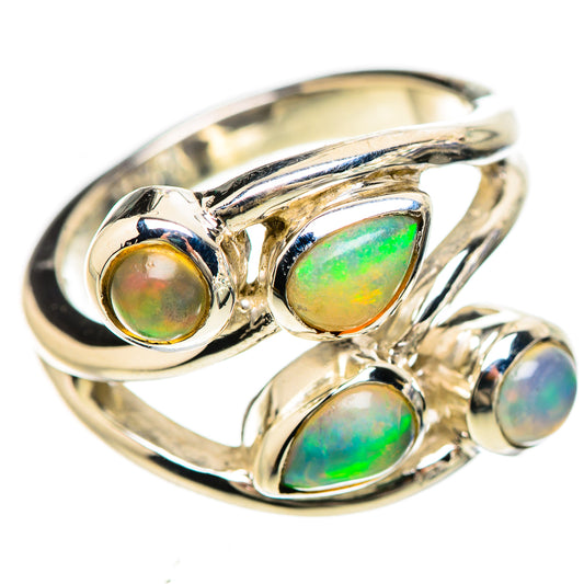 Ethiopian Opal Rings handcrafted by Ana Silver Co - RING133013 - Photo 2